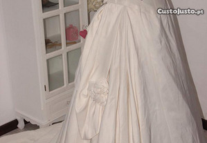 Vestido de Noiva longo - usado - Tamanho S/M