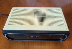 Antigo Vintage Rádio Despertador "De Luxe", RARO.