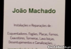 reparaçoes de esquentadores e fogoes