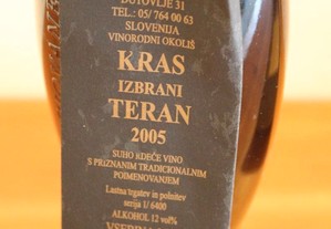 Vinho tinto Esloveno 2005 Boris Lisjak