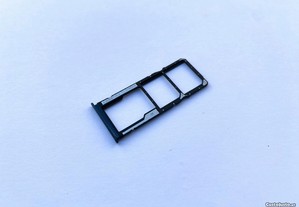 SIM Tray / Gaveta de cartão SIM + Micro SD para Xiaomi Redmi Note 9