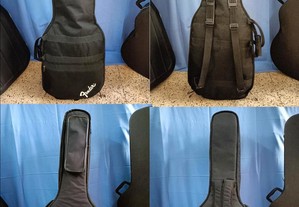 Sacos mochilas para guitarras de varios géneros 8 no total