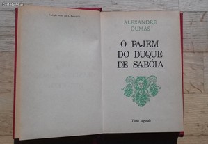 O Pajem do Duque de Sabóia, de Alexandre Dumas
