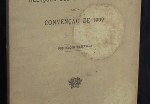 Livro Relações com a África do Sul até a Convenção de 1909 Ministério das Colónias