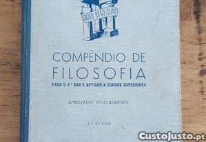 Antigo e Raro Compndio Filosofia, J.Bonifcio Ribeiro e Jos da Silva