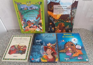 Livros Infantis - Fabulas/ Encantar/ Animais/ Fadas/ Era uma vez