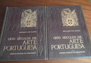 "Oito Séculos de Arte Portuguesa: História e Espírito " de Reynaldo dos Santos - 1ª Edição de 1970