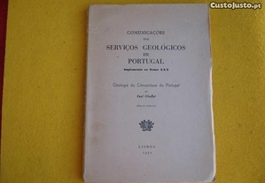 Géologie du Cenozoique du Portugal - P. Choffat