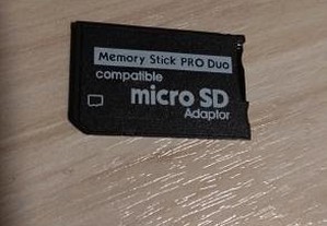 Adaptador de Micro-SD para Memory stick pro