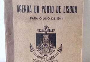 Porto de Lisboa Ano 1944 Agenda Rara