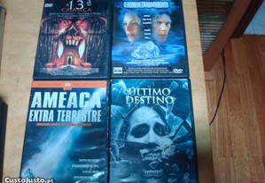 Lote 3 dvds originais terror