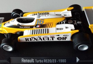 * Miniatura 1:43 Coleção Grand Prix RENAULT RE20 Turbo (1980) | Mitos da Formula 1