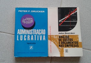 Obras de Peter F.Drucker e John Dearden