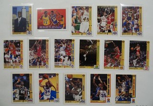 Lotes de cartas da NBA Upper Deck