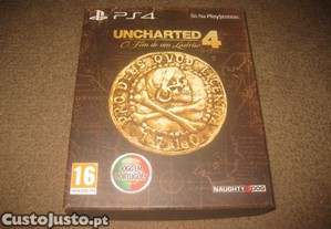 Jogo "Uncharted 4: O Fim de Um Ladrão (Special Edition)" para a Playstation 4/Impecável!