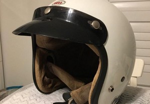 Bell branca Magnum capacete da motocicleta