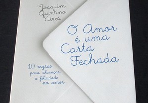 Livro O Amor é uma Carta Fechada Quintino Aires
