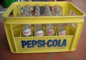 Garrafas antigas Pepsi Cola 20cl grade original