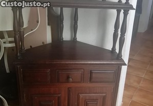 Móvel de canto mesinha de apoio ou cabeceira madeira qualidade