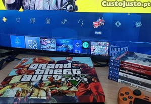 PS4 pro 1tb + 6 jogos
