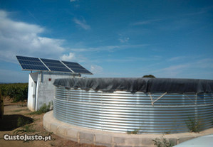Bomba Solar 3CV com 8 painéis 330W