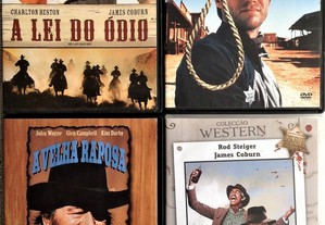 Cinema Western - 17 DVDs - Raros - Muito Bom Estado