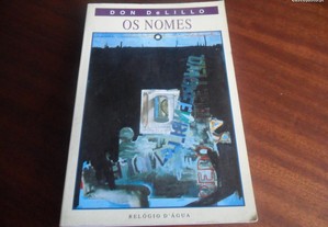 "Os Nomes" de Don DeLillo - 1ª Edição de 1996