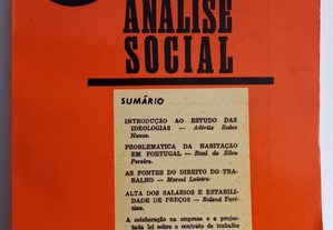 Análise Social nº1 Vol.1 Janeiro 1963