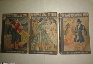 O génio do mal, de Arnaldo Gama (3 vols).