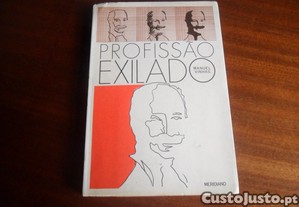 "PROFISSÃO EXILADO" de Manuel Vinhas - 1ª Edição de 1976 - Texto das badanas de Luiz Pacheco.