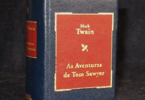 Livro em miniatura Aventuras Tom Sawyer Mark Twain