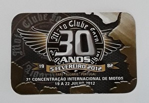 Calendário de bolso Moto Clube Faro ano 2012 (30 Anos)