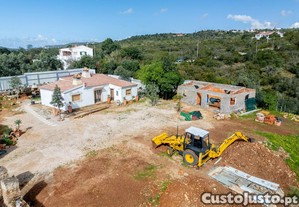Terreno com 1395m com Projeto de Moradia Trrea Iniciado em Loul   Grande Oportunidade de Negcio!