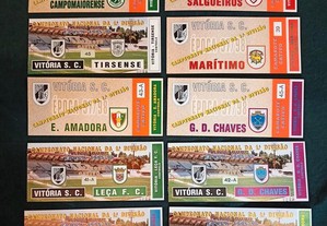 Lote Bilhetes Futebol VSC Anos 90
