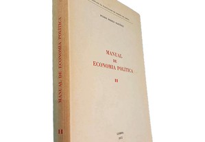 Manual de economia política (Volume II) - Pedro Soares Martínez