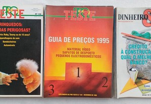 65 Revistas ProTeste e Dinheiro&Direitos 1992 a 1995