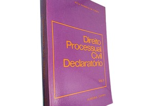 Direito processual civil declaratório (Volume II) - Artur Anselmo de Castro