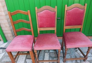 Três cadeiras para quarto bem estimadas