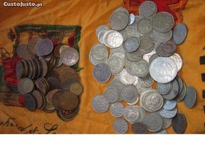 moedas antigas estrangueiras