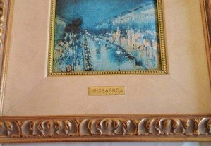 Coleção de Seis quadros pintores impressionistas