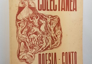 Colectânea Poesia Conto // Portugália Editora 1954 Dedicatória