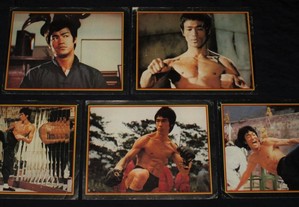 5 Posters Bruce Lee Karate Calendário 1976