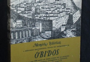 Livro Memórias Históricas e Diferentes Apontamentos àcerca das antiguidades de Óbidos João Trindade