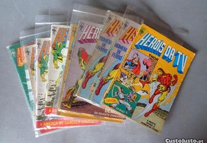 Livros Banda Desenhada - Heróis da TV - Abril