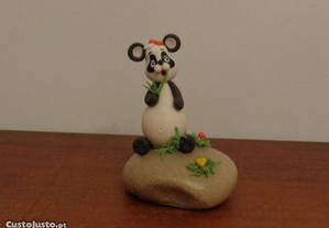 Panda "pisa-papéis", decoração