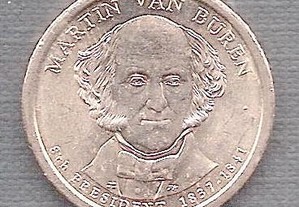 Moeda USA - Dollar 8 Presidente Martin Van Buren