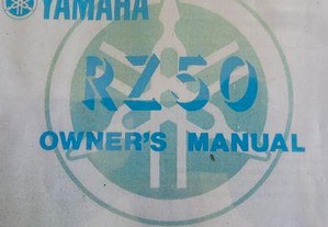 Manual e catalogo de instruções Yamaha RZ 50cc