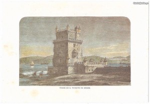Gravura- Torre de S.Vicente de Belem