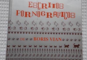 Livro: Escritos Pornográficos, de Boris Vian, ano 1988