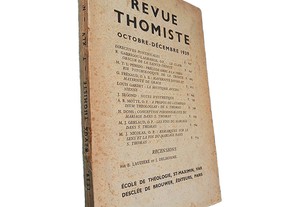 Revue Thomiste (Octobre-Décembre 1939)